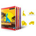 Classmate Origami Notebooks - Single Line, 172 Pages, 240 mm x 180 mm - Pack Of 4...