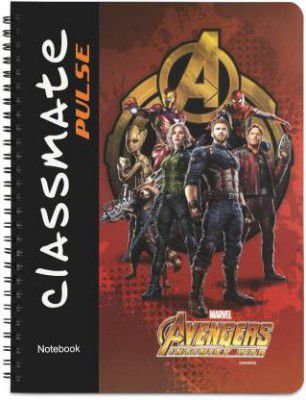 Classmate Pulse Regular Notebook Single Line 160 Pages (Multicolor)
