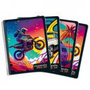 Classmate Pulse Single Subject Spiral Notebook - Pack of 4 | Unruled | 200 Pages | 24.0cm x 18.0cm ...