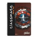 Classmate Pulse Spiral Notebook - 297 mm x 210 mm, Soft Cover, 180 Pages, Unruled...