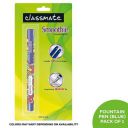 Classmate Smoothie Fountain Pen (Blue)- Pack of 1...