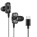 CLAVIER Super Bass Type-C in-Ear Earphones with Stereo Mic for All Smartphones with Rich Bass & Noise Cancellation...