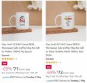 Clay Craft Coffee Mug at ₹89 + Buy 3 get 5% off...