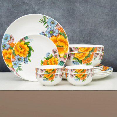 Clay Craft Fine Ceramic Eco4 Dinner Set (Set of 14)