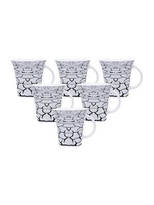 Clay Craft - Heaven Coffee Mugs Set, 6-pieces, 210ml, Hilton H301