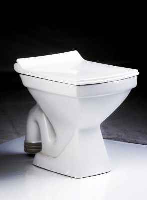 Clay Plus Premium Grade Ceramic Western One Piece Water Closet Toilet 