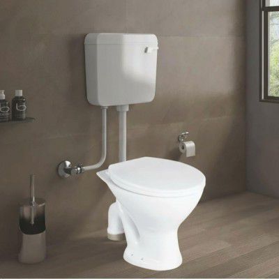 Clay Plus Premium One Piece Ceramic Western Floor Mounted One Piece Ceramic Western Toilet