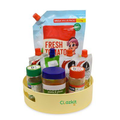 Clazkit 360° Rotating Organizer Tray | Multi-Purpose Turntable 