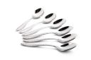 Clazkit 6 pcs Stainless Steel Zebra Soup Spoon CZSS...
