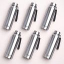 Clazkit Amaze Pro Classic 1000ml Sporty Stainless Steel Water Bottle Set of 6...