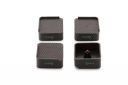Clazkit Multi-Purpose Heavy Duty Stand Home Appliance Refrigerator/Washing Machine/Furniture/Fridge Stand, Black (Pack of 4)...
