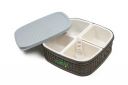 Clazkit Plastic Dry Fruit/Masala Box 4 Sections Multipurpose Box- Color May Vary...