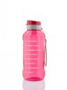 Clazkit Plastic Flexisip 1.5L Motivational Water Bottle | Pink