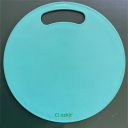 Clazkit Round Plastic Cutting/Chopping Board with Handle for Vegetable, Fruits, Cheese - Color May Vary...