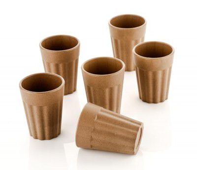 Clazkit Set of 6 Eco-Friendly Cutting Chai Cups | 100 ml Each 