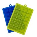 Clazkit Silicone Ice Cube Trays 2 Pack - 24 Cavity Per Ice Tray...