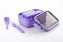 Clazkit Snack Pack Lunch Box for Kids, Adults |Tiffin Box with 2 Small Conatiner, Spoon and Fork | 700ml...