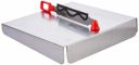 Clazkit Stainless Steel Chopping Board with Attached Knife | Cutting Board for Fruits & Vegetables...