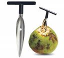 Clazkit Stainless Steel Coconut Opener Tool, Coconut Driller, Coconut Opener Machine, Coconut Opener Knife, Coconut Water Opener- (Pack- 1)...