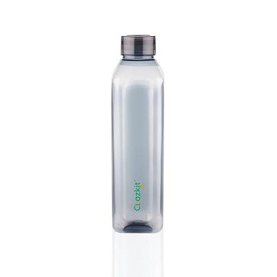 Clazkit Venice Plastic Water Bottle Pack of 1, Black -1 Litre