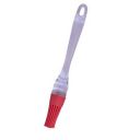 Clazkit - YHS861 Silicone Basting Brush Heat Resistant Spread Oil, Butter, Sauce, Marinades for BBQ Grill Barbecue Basting | Stainless Steel Handle |Red...