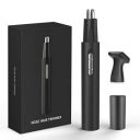 Cleanfly Ear and Nose Hair Trimmer for Men,Professional Painless Cleanfly Ear Hair Trimmer Rechargeable Compact Clipper,IPX7 Waterproof Dual Edge Blades for Easy Cleansing, Black...