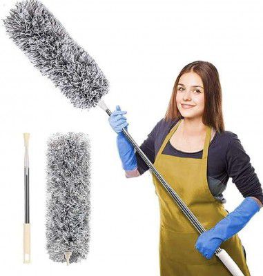 Cleaning Duster with Up to 100 inches Stainless Steel