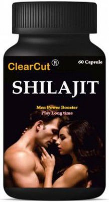 Clearcut Sexual Power Shilajit Gold Long timing stamina strength capsule for Men, 60