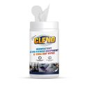 Cleno Disinfectant Gym Fitness Equipment & Yoga Mat Wet Wipes | Wipe Away Sweat and Dirt – 50 - Wipes (Ready to Use)...