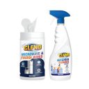 Cleno Microwave Fridge Wet Wipes - 50 Wipes & Kitchen Cleaner Spray - 450 ml Combo...