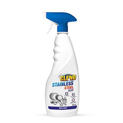 Cleno Stainless Steel Cleaner Spray Cleans Stainless Steel Surfaces/Stainless Steel - 450 ml (Ready to Use)