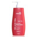 Clensta Red Aloe Vera Skin Glow Deep Moisture Body Lotion for Women & Men | 400ml ...