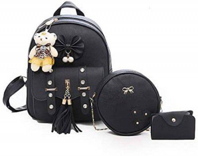Clex Small 5 L Backpack Girls backpack  (Black)