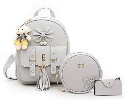 Clex Small 5 L Backpack Girls  (Grey)