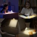 Clip Reading Light with Adjustable Head and Button Control, Rechargeable LED Book Light for Reading...