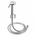 Cliquin KSHF2201 ABS Health Faucet with SS-304 Grade 1 Meter Flexible Hose Pipe and Wall Hook Health Faucet (Wall Mount Installation Type)...