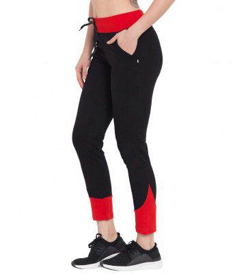 CLITHS Women's Slim Fit Cotton Trackpants/Loungewear for Women