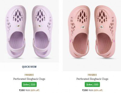 Ajio : Clogs Starts at Rs 160 For Women's