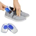 Clopic - 1 Pair Men Women Silicon Gel Heel Cushion Insoles Soles Relieve Foot Pain Protectors Spur Support Shoe pad High Heel Inserts...
