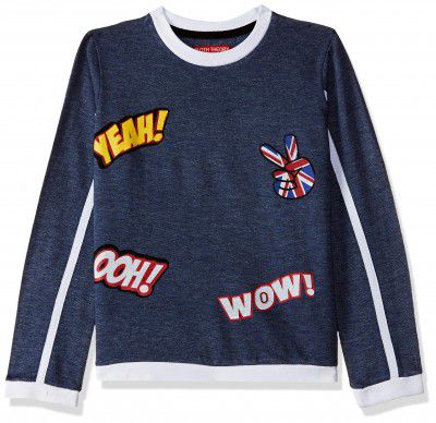 Cloth Theory Boy's Cotton Crew Neck Sweatshirt