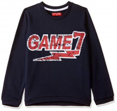 Cloth Theory Boy's Cotton Crew Neck Sweatshirt