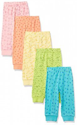 Cloth Theory Boys & Girls Cotton All Over Print Pajama(CTIN_004_Multi 2_0 Months-3 Months)