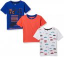 Cloth Theory Boys Regular Fit T-Shirts (Pack of 3)...