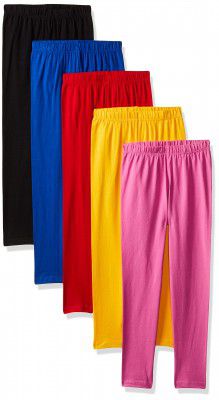 Cloth Theory Girls Regular Leggings (Pack of 5)