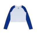 Clotth Theory Long Sleeve Dropshoulder Pullover Crop Top for Girls...