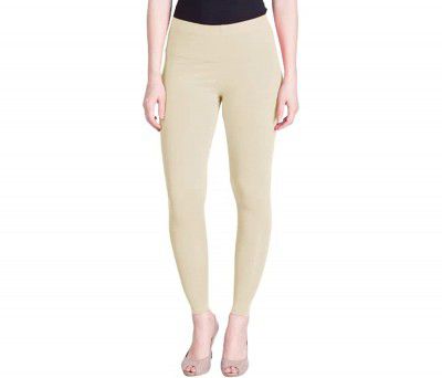 Clotth Theory Women's Super Combed Cotton Elastane Stretch Ankle Leggings with Ultrasoft Waistband