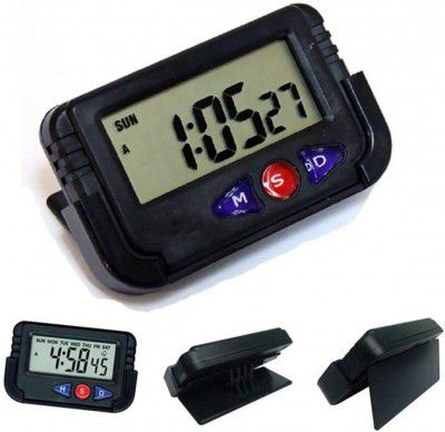 CLOUDSALE ; Your Store. Your Place Plastic Na-613D Car Dashboard Clock 