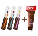Clove Ultra Soft Toothbrush (Pack of 3) with Free Clove Toothpaste (40gm)...