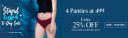 Clovia Loot : 10 Mid Waist Hipster Panty Just @ Rs 1028...