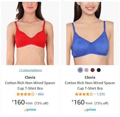 Clovia T-Shirt Bra Up to 70% Off